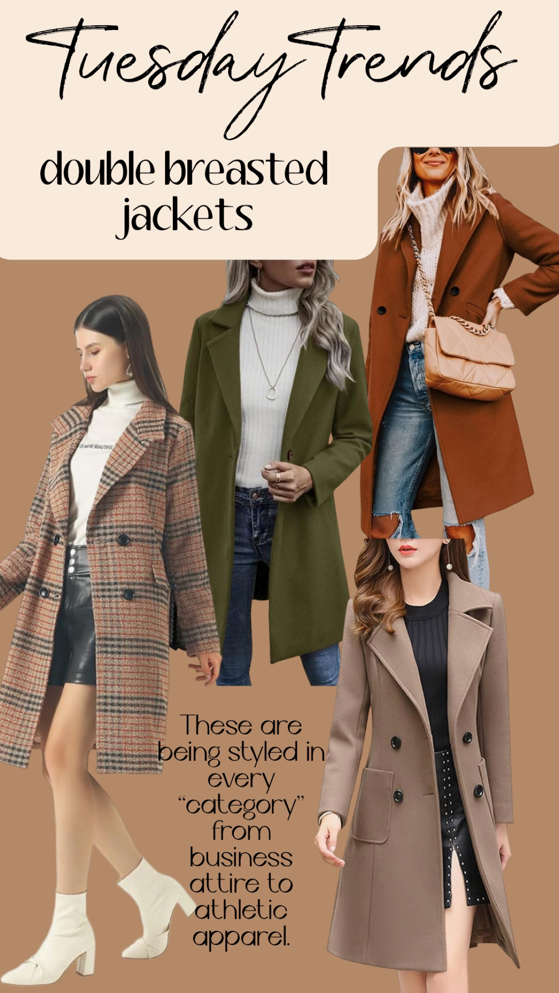 This will be the most versatile piece you own- all of these are on sale as well! 

Winter outfit, winter jacket, business casual, trending outfit, casual outfit, travel fit 

#LTKsalealert #LTKworkwear #LTKstyletip