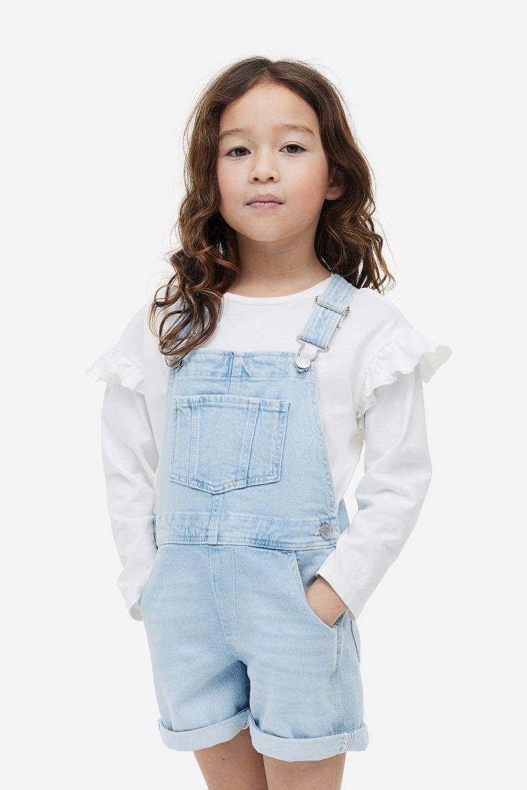 Denim Overall Shorts | H&M (US + CA)