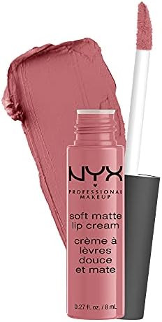 NYX PROFESSIONAL MAKEUP Soft Matte Lip Cream, Lightweight Liquid Lipstick - Beijing (Light Dusty ... | Amazon (US)
