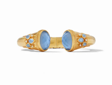 Cannes Cuff - Iridescent Chalcedony Blue | MeMe's