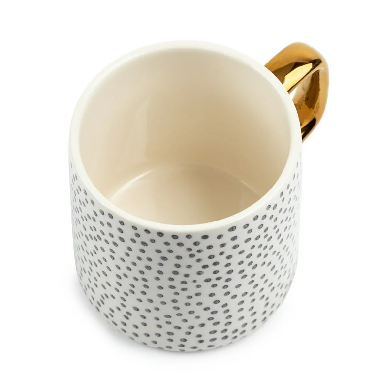 Thyme & Table 14 fl oz Dot Stoneware Mug | Walmart (US)