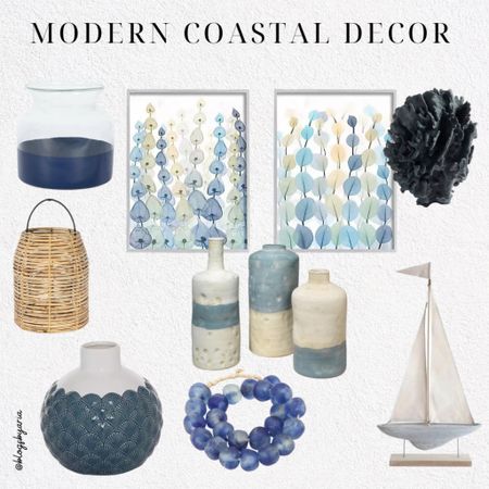 Modern coastal home decor finds to refresh your space for summer! Summer home decor. Coastal decor. Coastal modern decorating ideas  

#LTKhome #LTKSeasonal #LTKFind