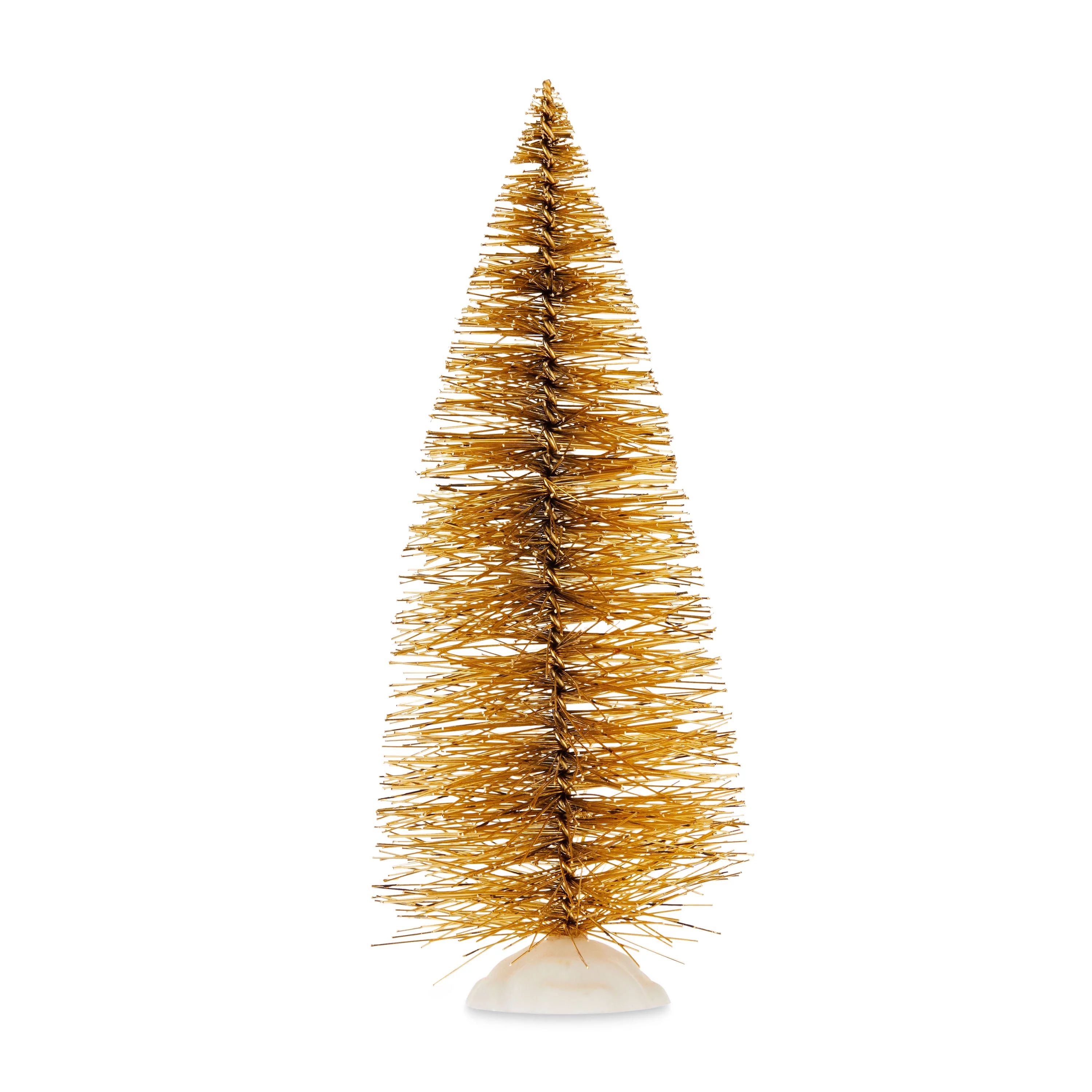 Christmas Village Tree, Gold, 6", by Holiday Time | Walmart (US)