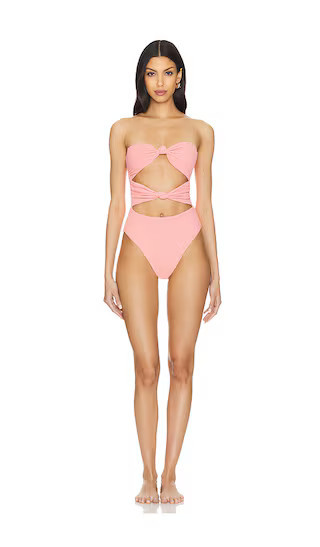 KYA Fallon Reversible One Piece in Pink. - size L | Revolve Clothing (Global)