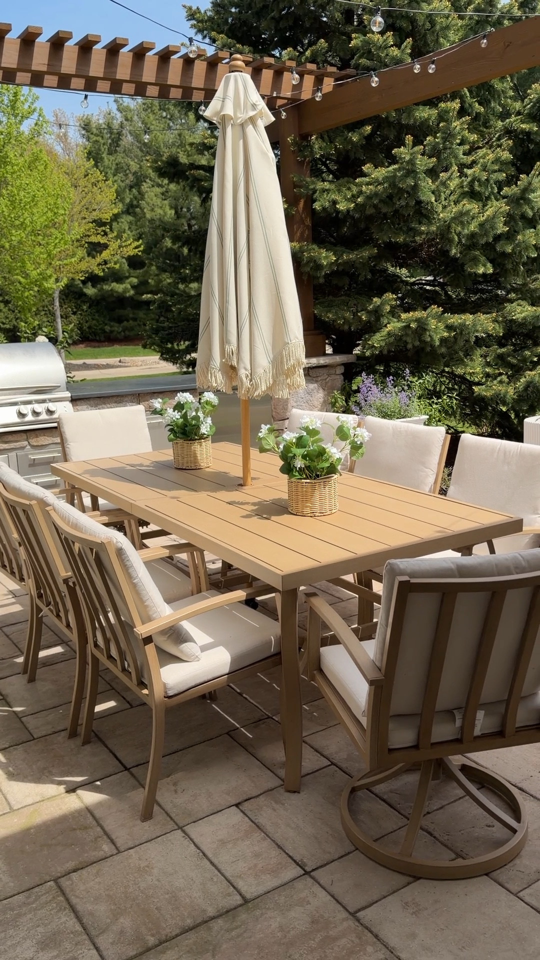 When someone asks how my outdoor dining set held up over the winter I’m going to show them this video. Didn’t cover it and it survived a brutal Cleveland winter. Looks brand new to me! 

#LTKHome #LTKSeasonal