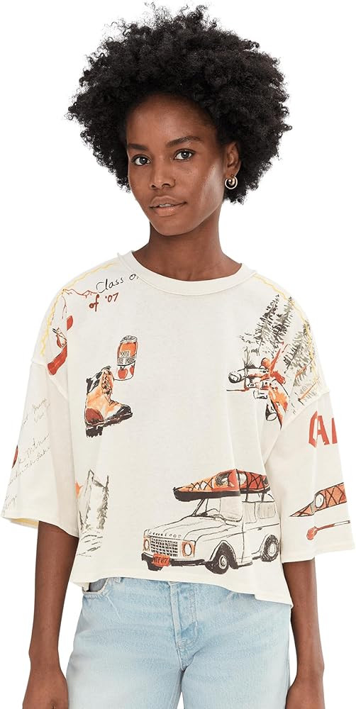 Free People Womens Mountain View Graphic Tee | Amazon (US)