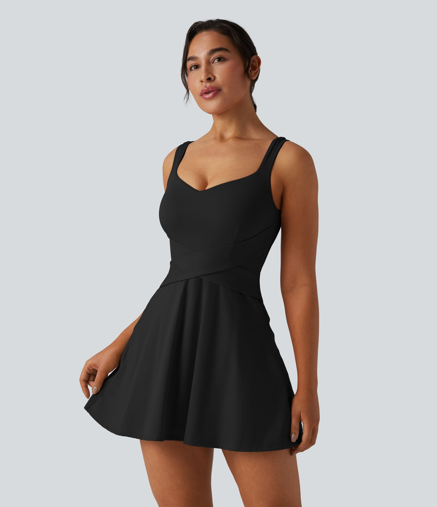 Women\u2019s SoftlyZero\u2122 Airy 2-in-1 Cool Touch Mini Tennis Active Dress with Pocket-Easy Pe... | HALARA