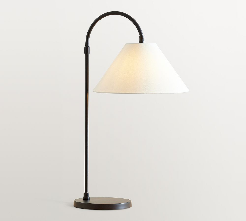Sinclair Metal Arc 27.5"" Table Lamp, Bronze | Pottery Barn (US)