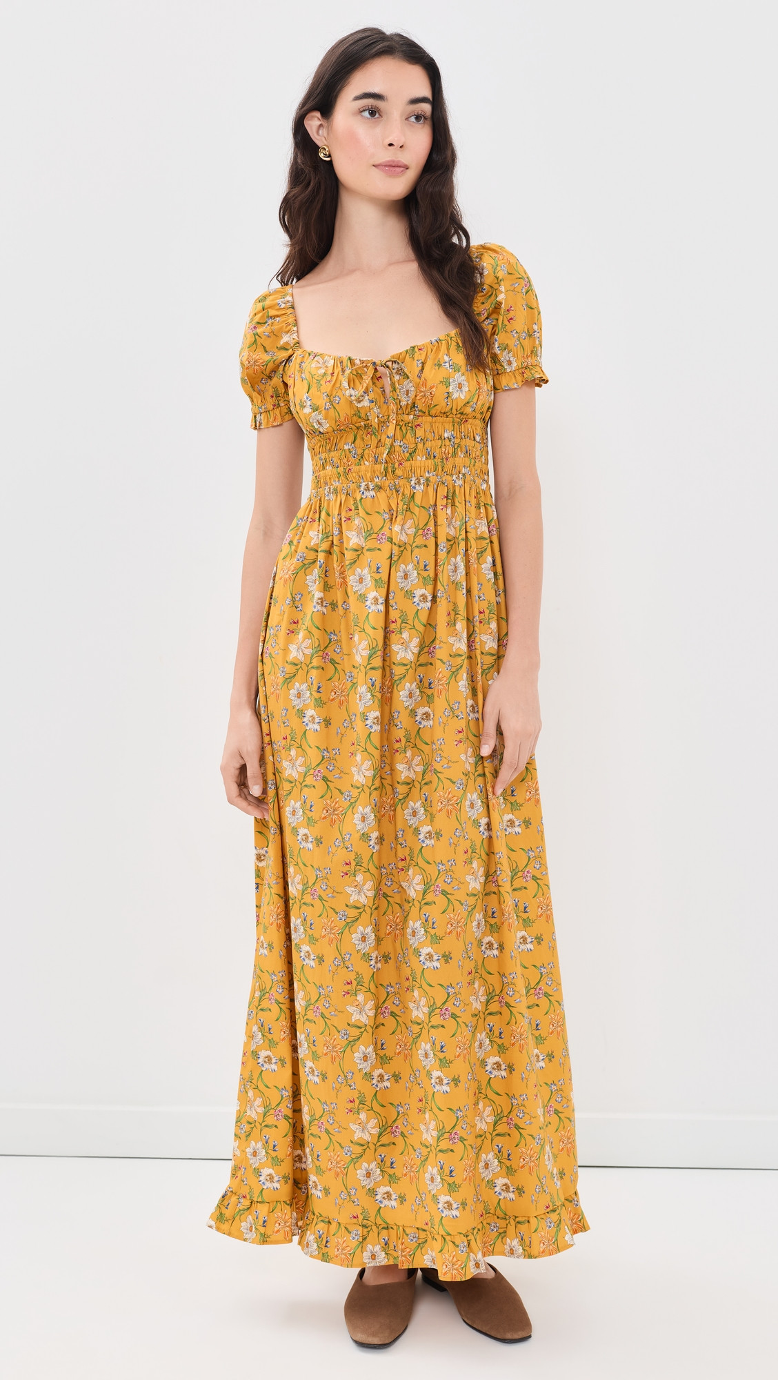 Peixoto Loretta Maxi Dress Amber Meadow L | Shopbop
