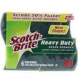 3M Scotch-Brite Heavy-Duty Scrub Sponge 6 ea | Amazon (US)