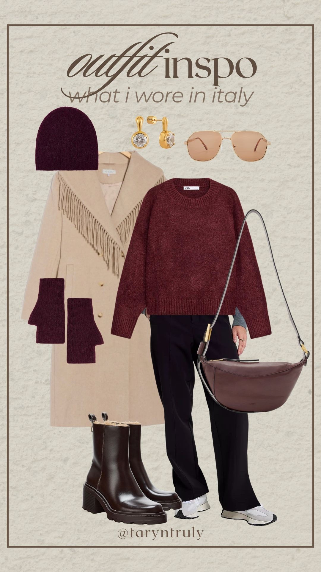 Burgundy outfit inspo from Italy! I styled these boots so many ways, they were so comfy!

#LTKTravel #LTKootd #LTKSeasonal