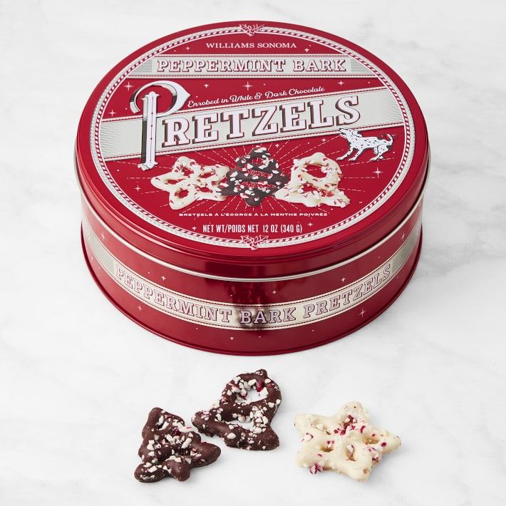 Williams Sonoma Peppermint Bark Pretzels | Williams-Sonoma