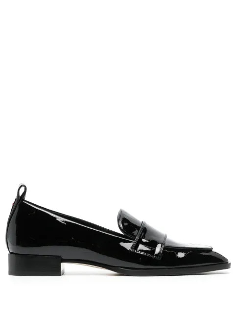 Aeyde Julie 35mm square-toe Loafers - Farfetch | Farfetch Global