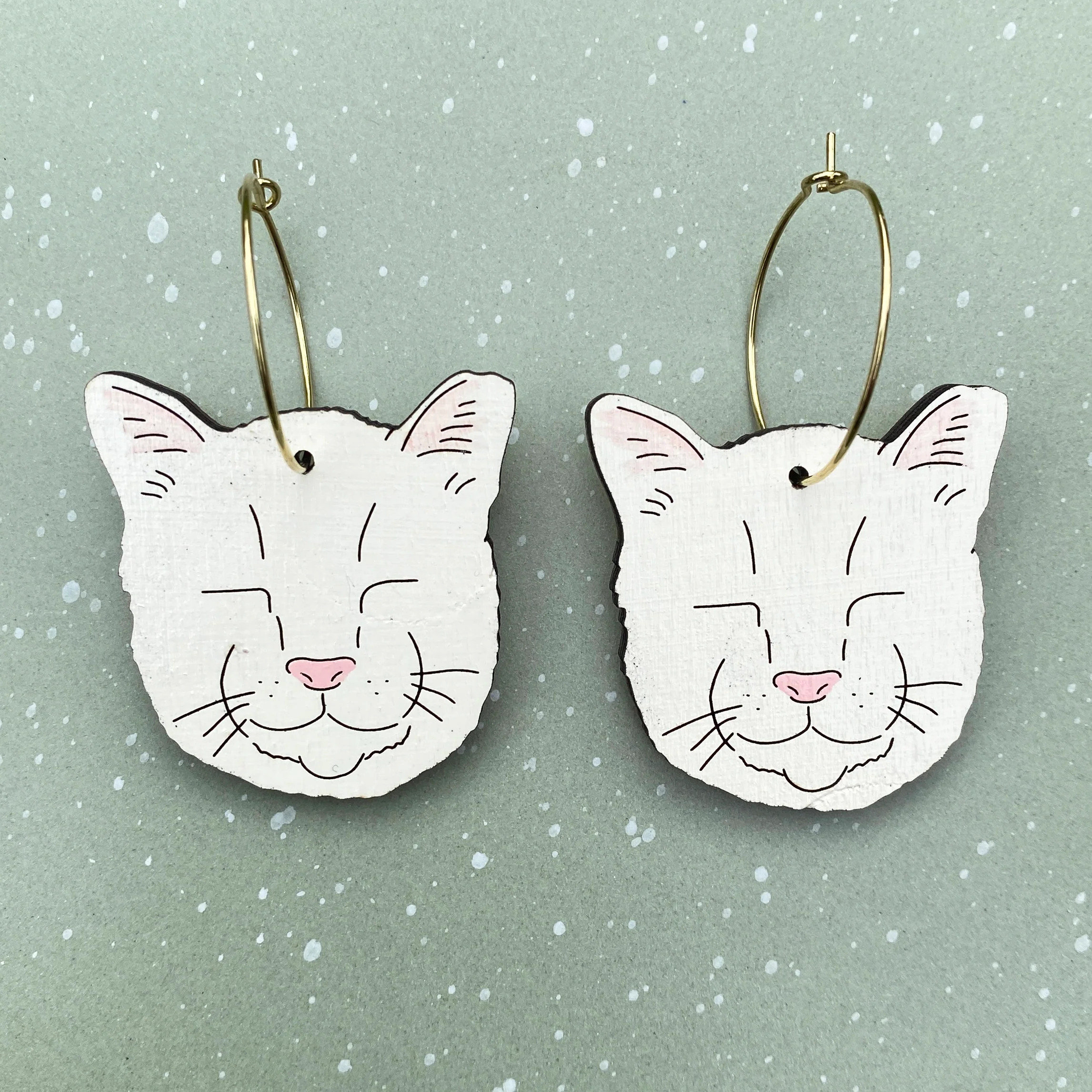 Sad Boy Hoop Earrings | Le Chic Miami