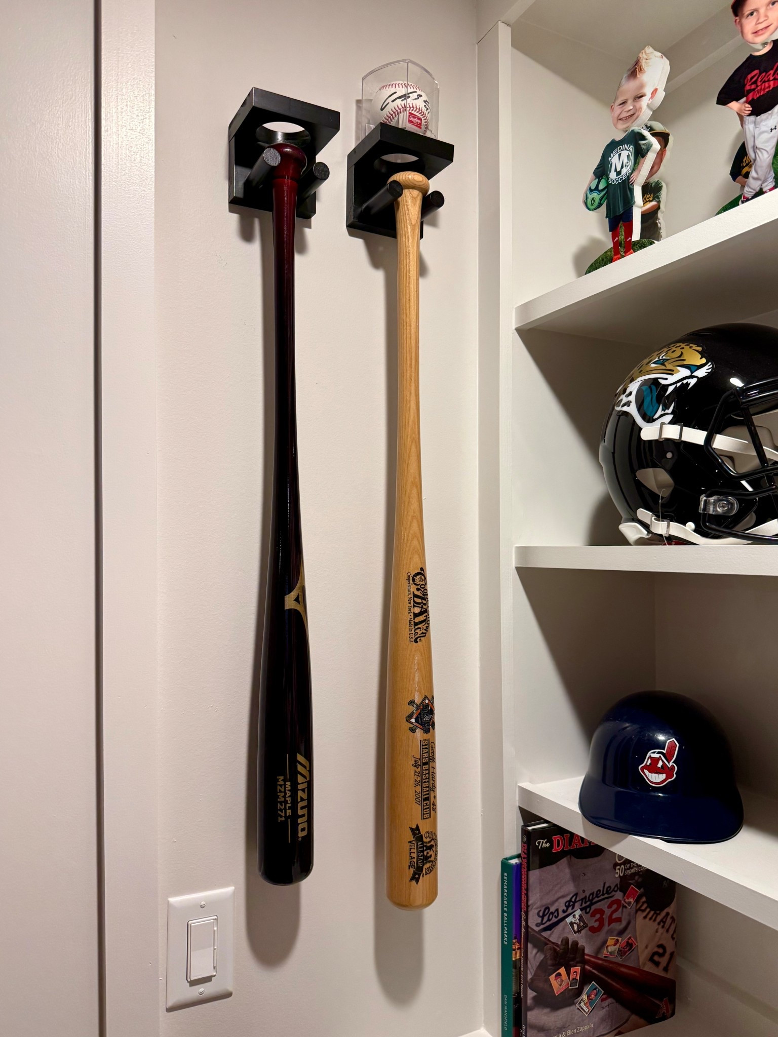 baseball bat display for the basementBaden

#LTKFamily #LTKSeasonal #LTKHome