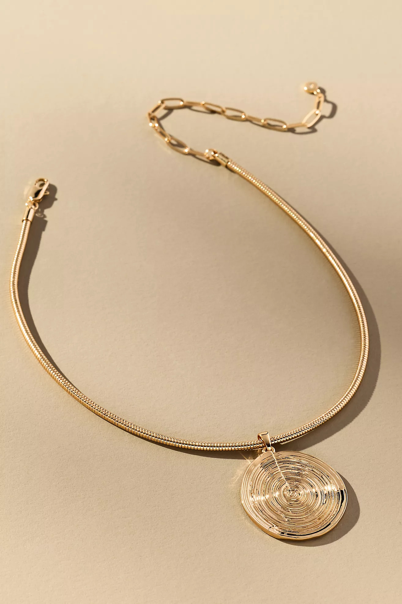 Ettika Swirl Pendant Choker Necklace | Anthropologie (US)