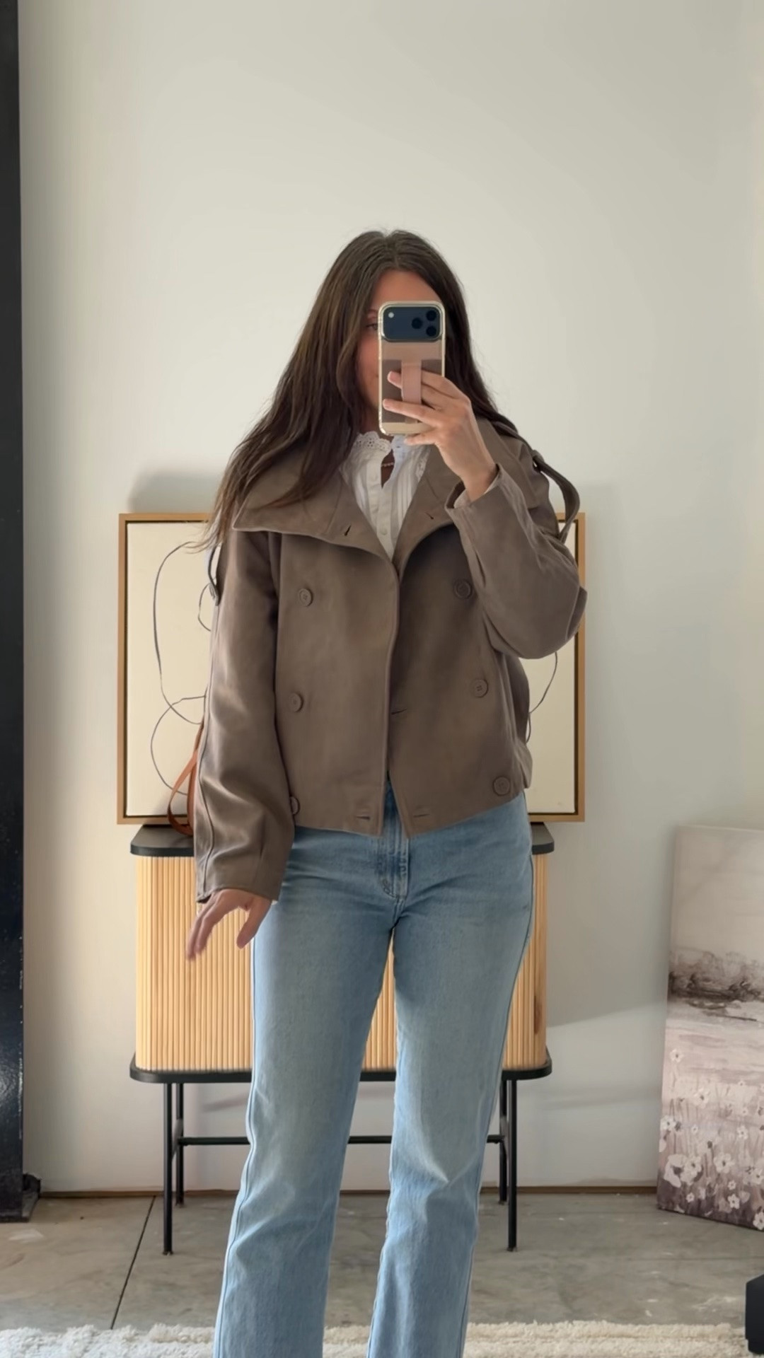 Wearing the small jacket

#LTKstorytime #LTKSeasonal #LTKootd