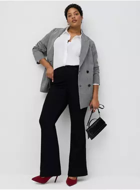 Studio Bombshell Flare Ponte Pant | Torrid (US & Canada)