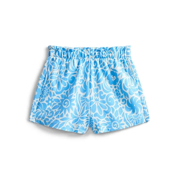 Wonder Nation Toddler Girls Soft Knit Pull On Shorts, Sizes 18M-5T | Walmart (US)