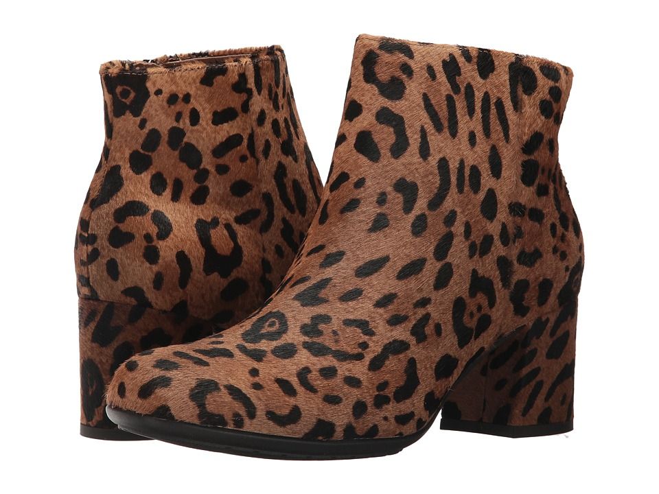 Earth - Apollo Earthies (Brown Multi Leopard Print Leather) Women's Boots | Zappos