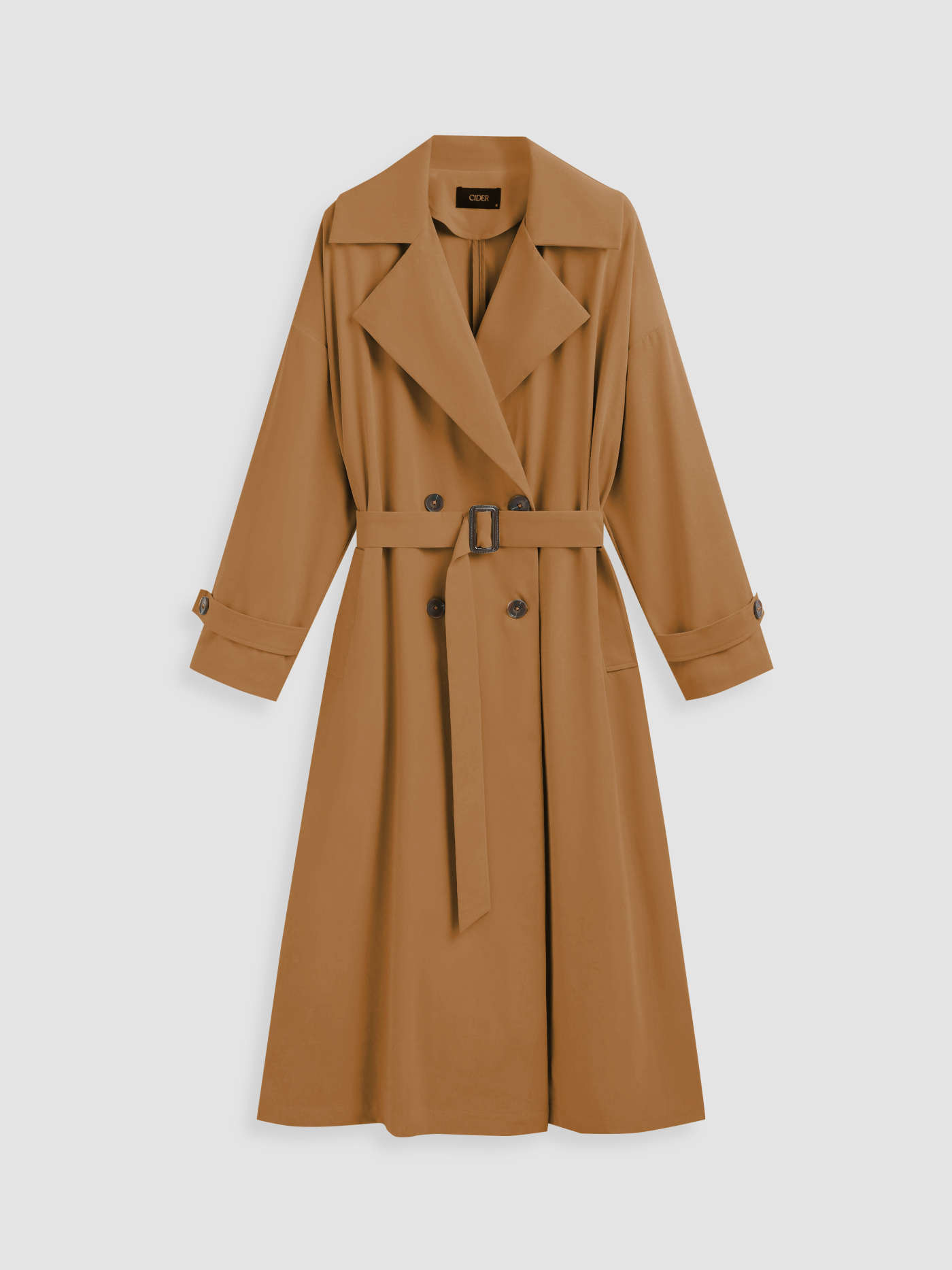 Oversized Trench Coat With Belt | Cider