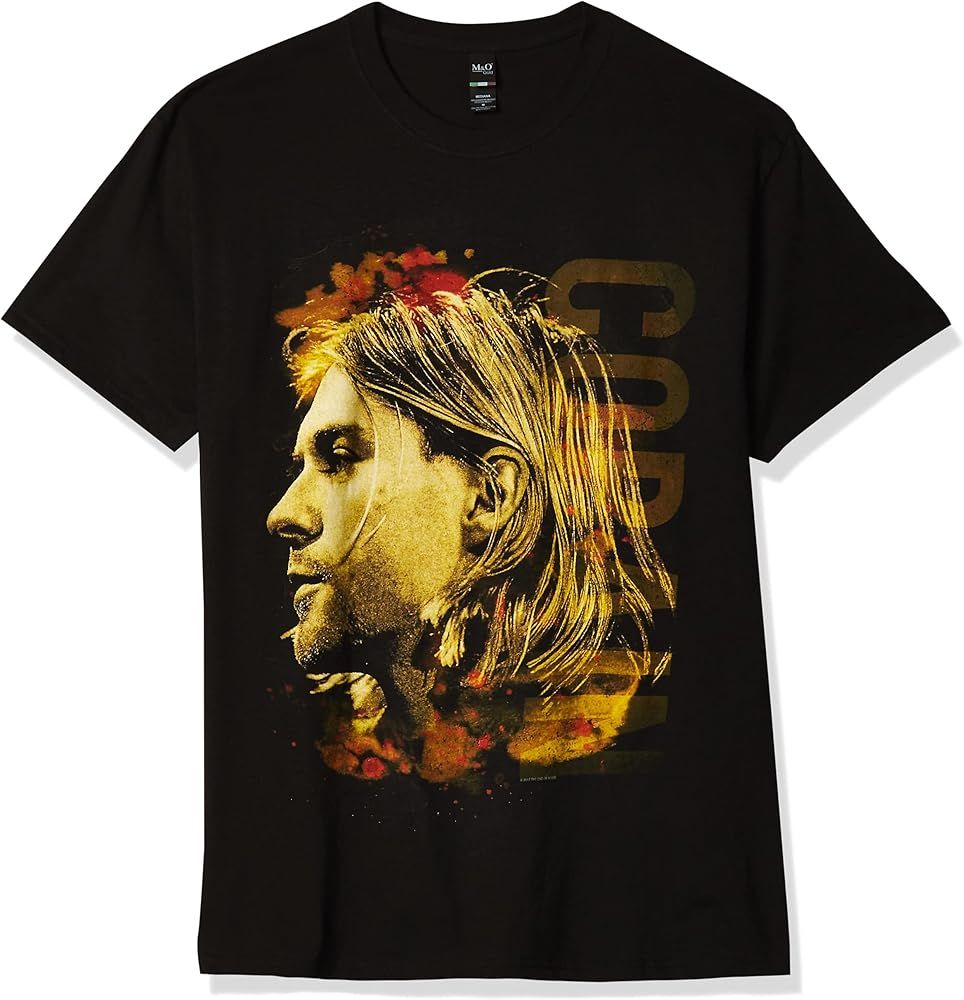 FEA Men's Kurt Cobain Side View Of Kurt Mens T-Shirt | Amazon (US)