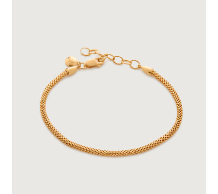 Heirloom Woven Fine Chain Bracelet | Monica Vinader (Global)