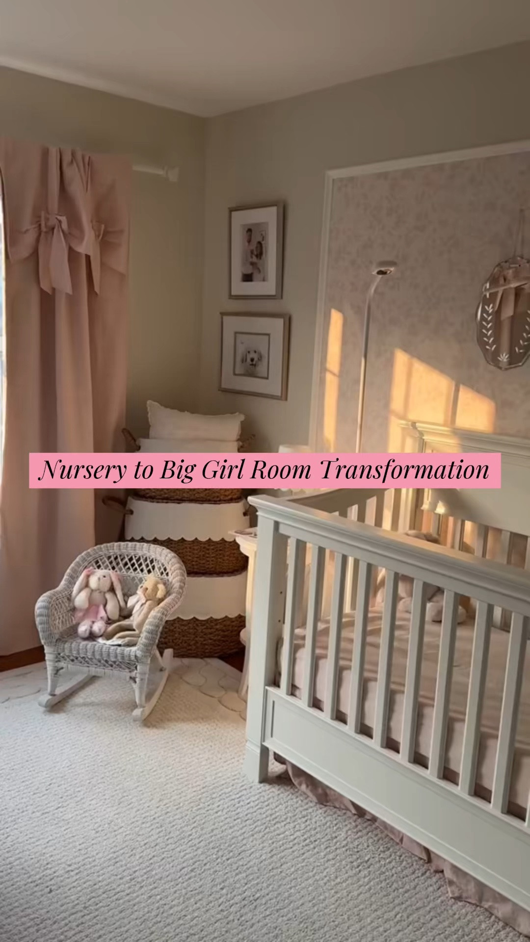 Little girl room, nursery,
Pink room, grandmillenial, pottery barn kids

#LTKBaby #LTKKids #LTKHome