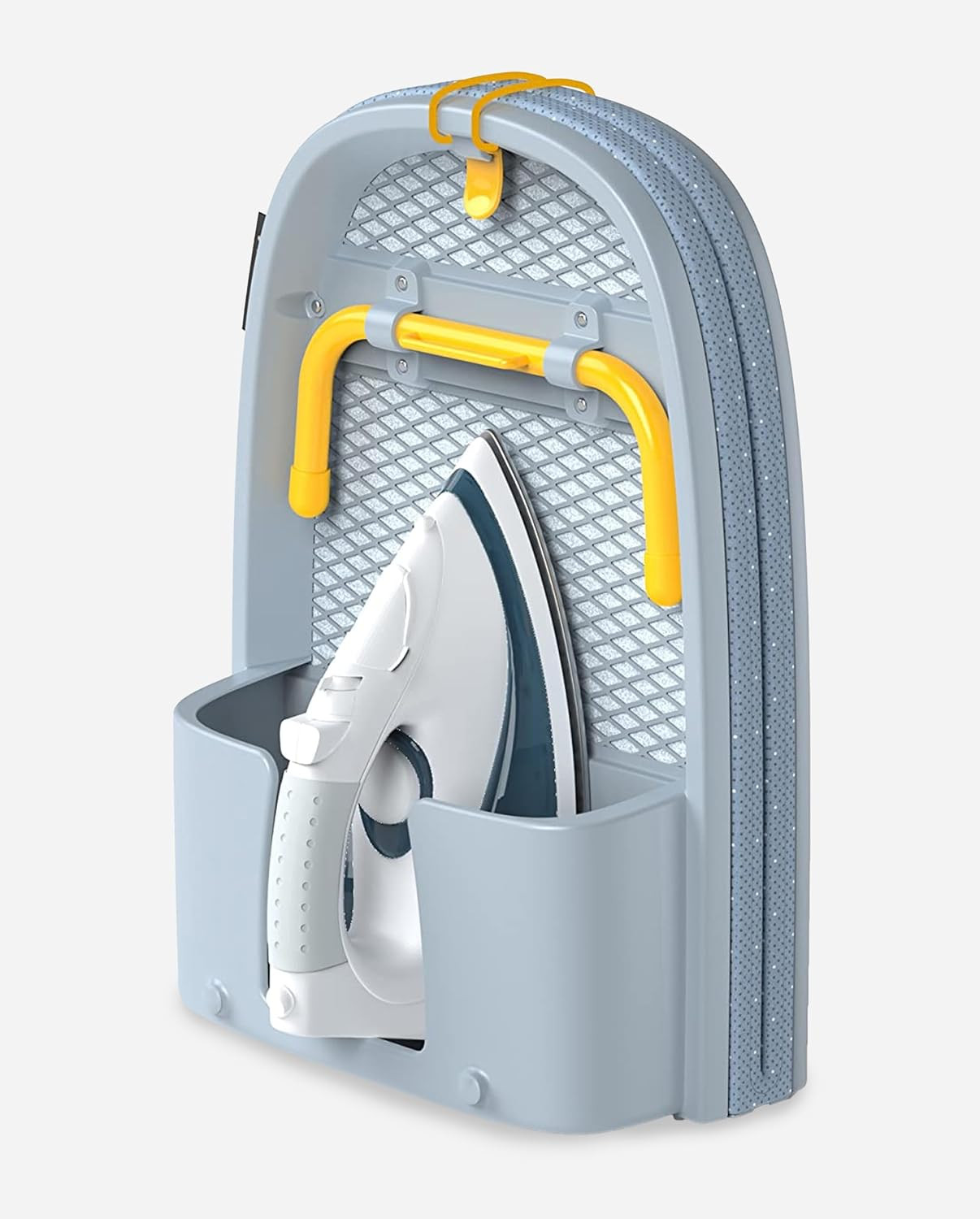 Joseph Joseph Pocket Folding Space-Saving, Compact Table-top Ironing Board Regular, Grey / Yellow | Amazon (US)