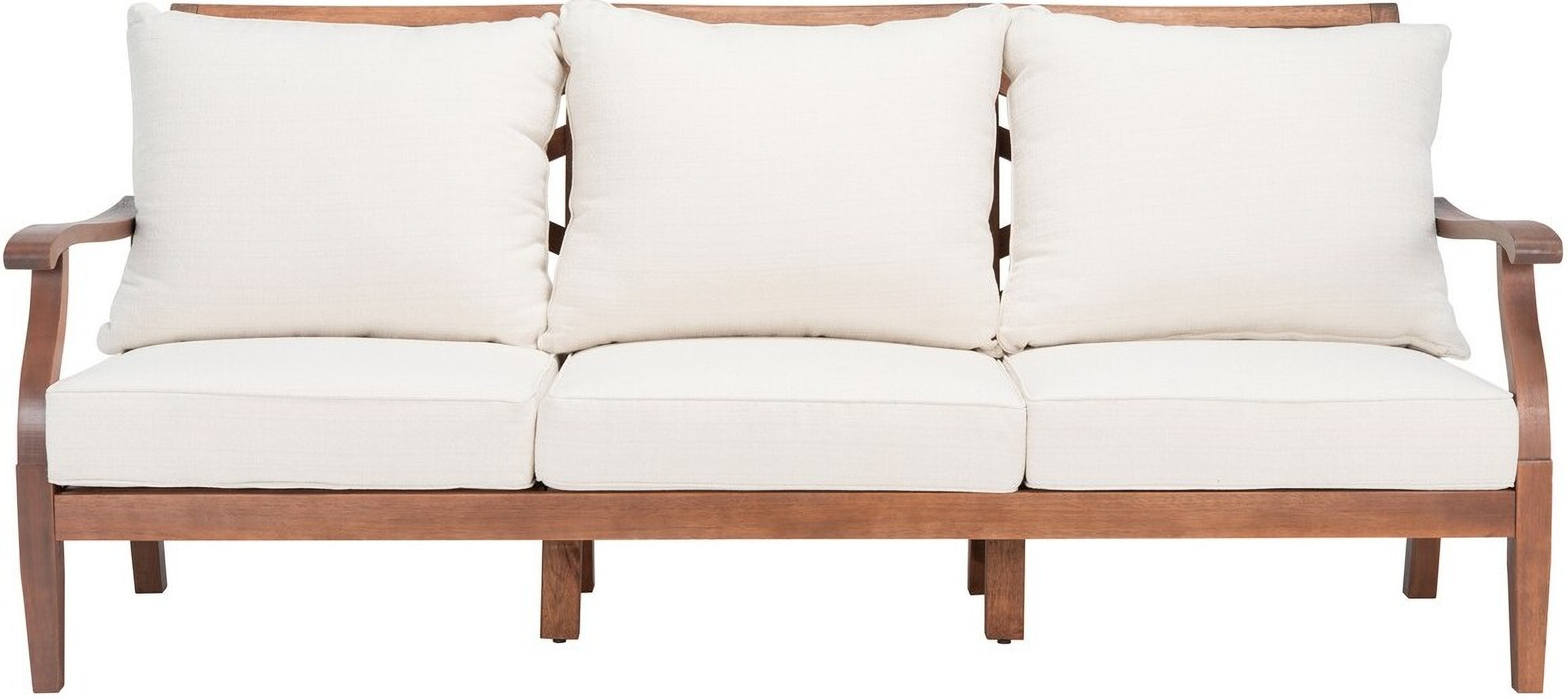 Payden Outdoor 3 Seat Sofa In Natural And Beige | 1stopbedrooms