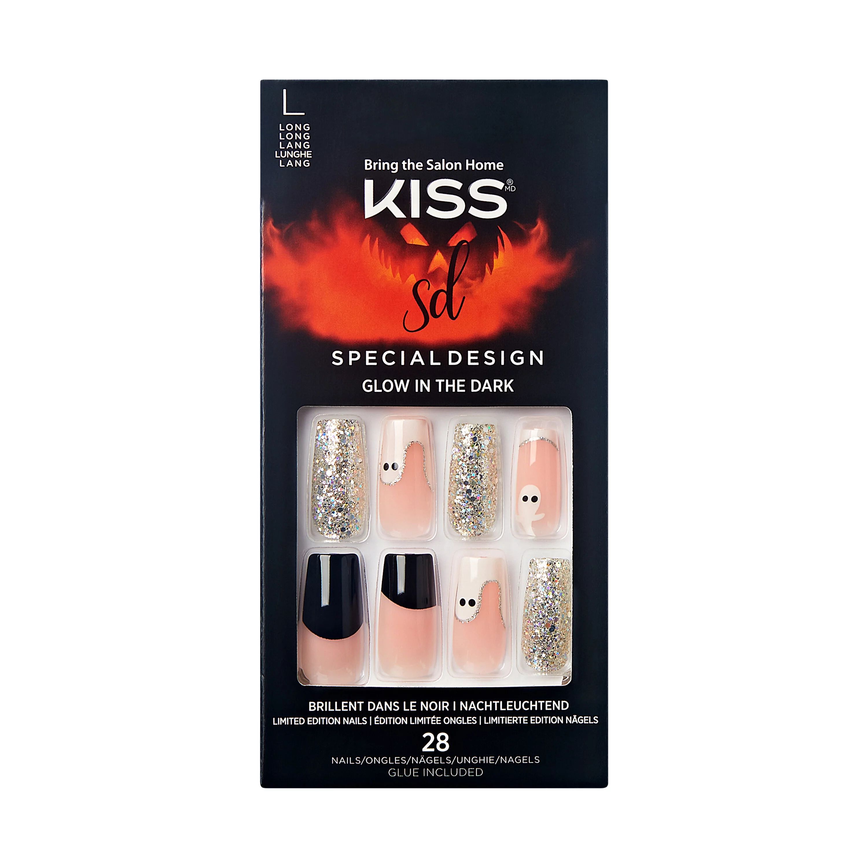 KISS Halloween Special Design Nails, ‘Bad Dreams’, 28 Count | Walmart (US)