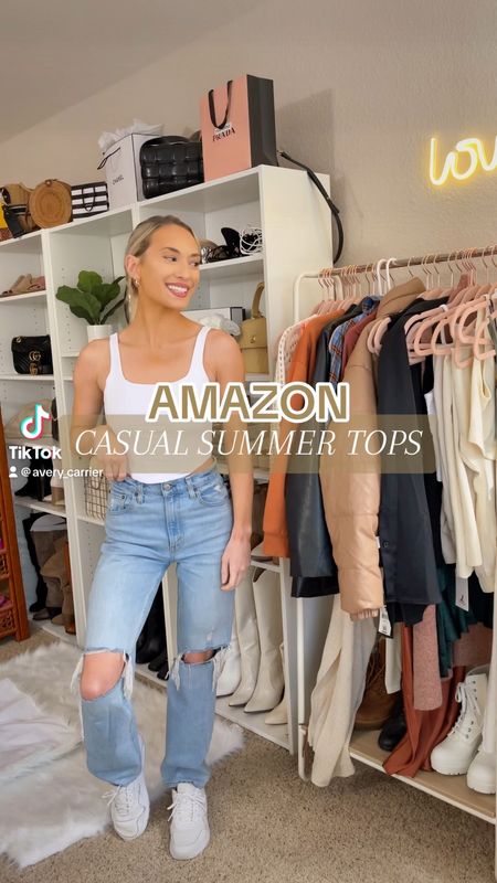 Amazon crop tops for summer! under $30! 💖 
TikTok, Amazon fashion 

#LTKstyletip #LTKsalealert #LTKunder50