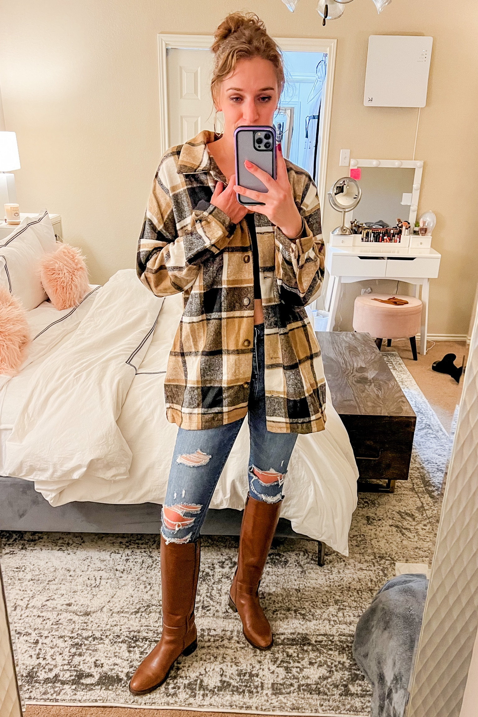 Fall shacket perfect for fall 🍁

#LTKfindsunder50 #LTKstyletip #LTKSeasonal