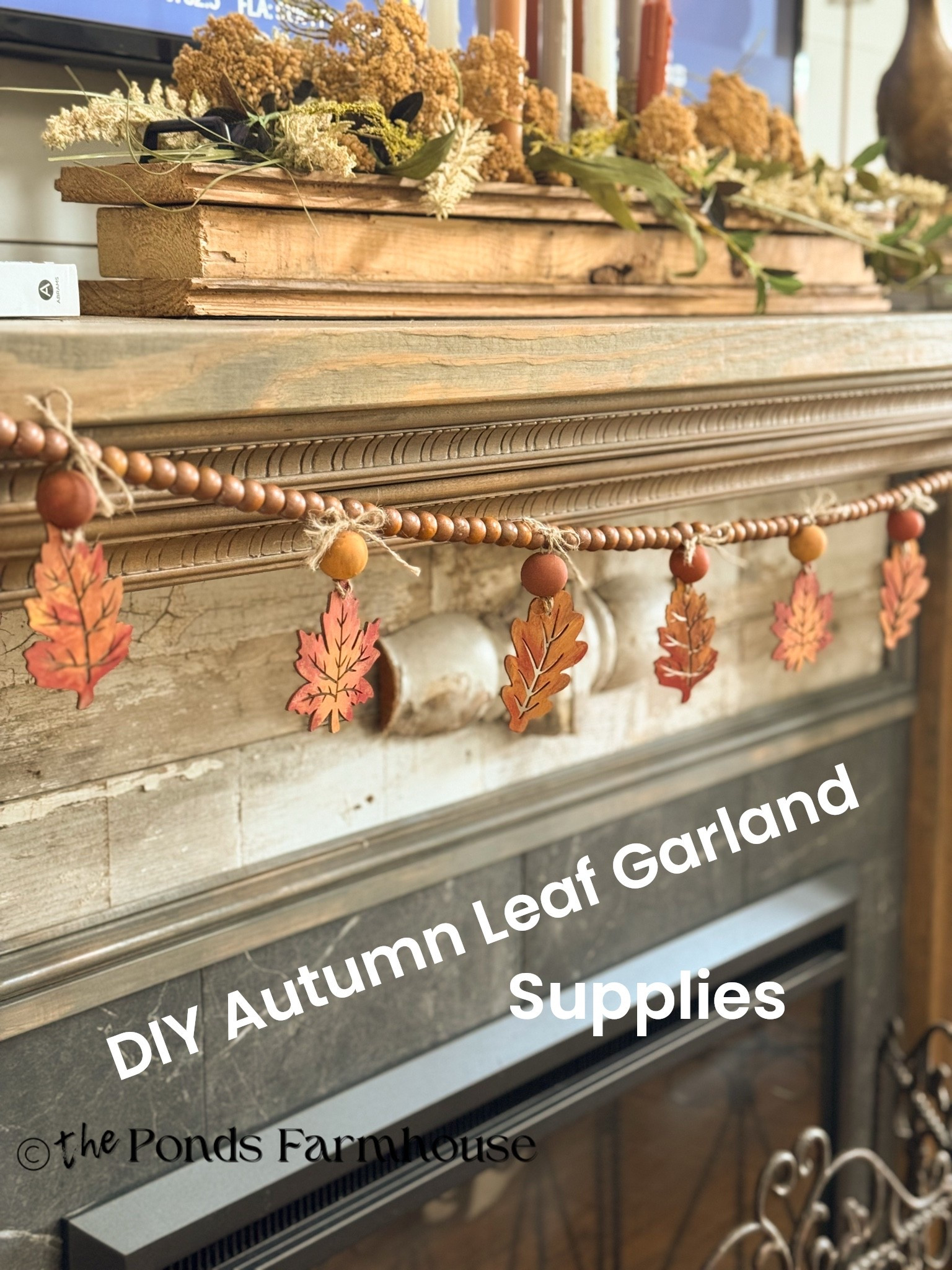 DIY Fall Leaf Garland Tutorial - https://www.thepondsfarmhouse.com/diy-wooden-leaf-garland/
Easy craft supplies!

#LTKSeasonal #LTKHome