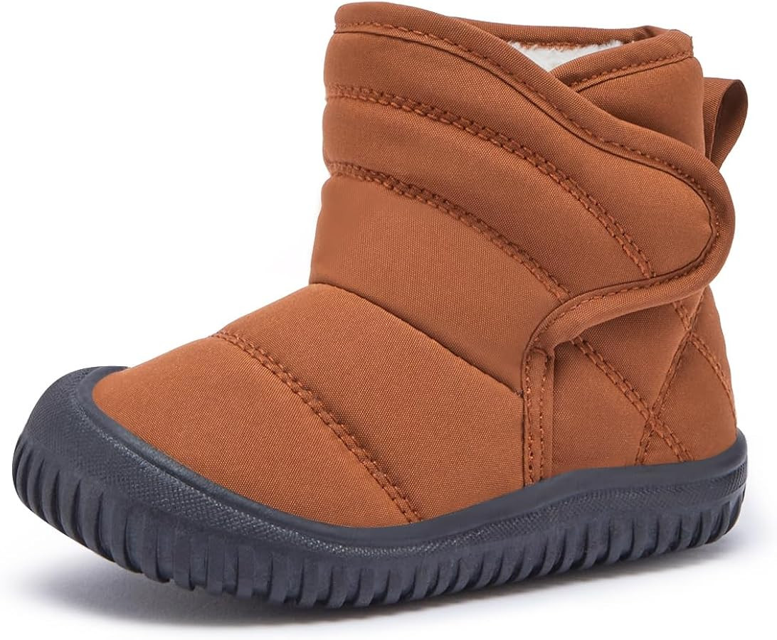 BMCiTYBM Toddler Baby Snow Boots Winter Shoes Boys Girls Cold Weather Baby Faux Fur Shoes | Amazon (US)