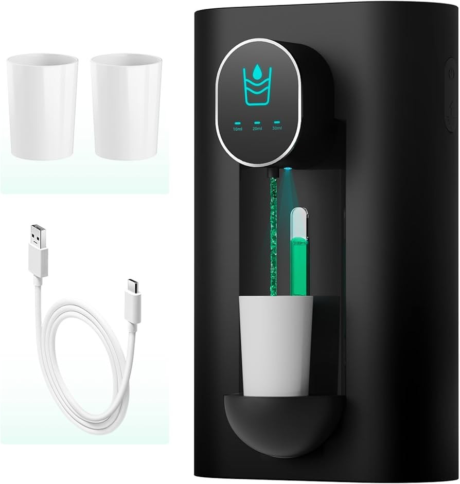 Oylik Automatic Mouthwash Dispenser 18.26 oz Touchless Mouthwash Dispenser for Bathroom 2 Magneti... | Amazon (US)