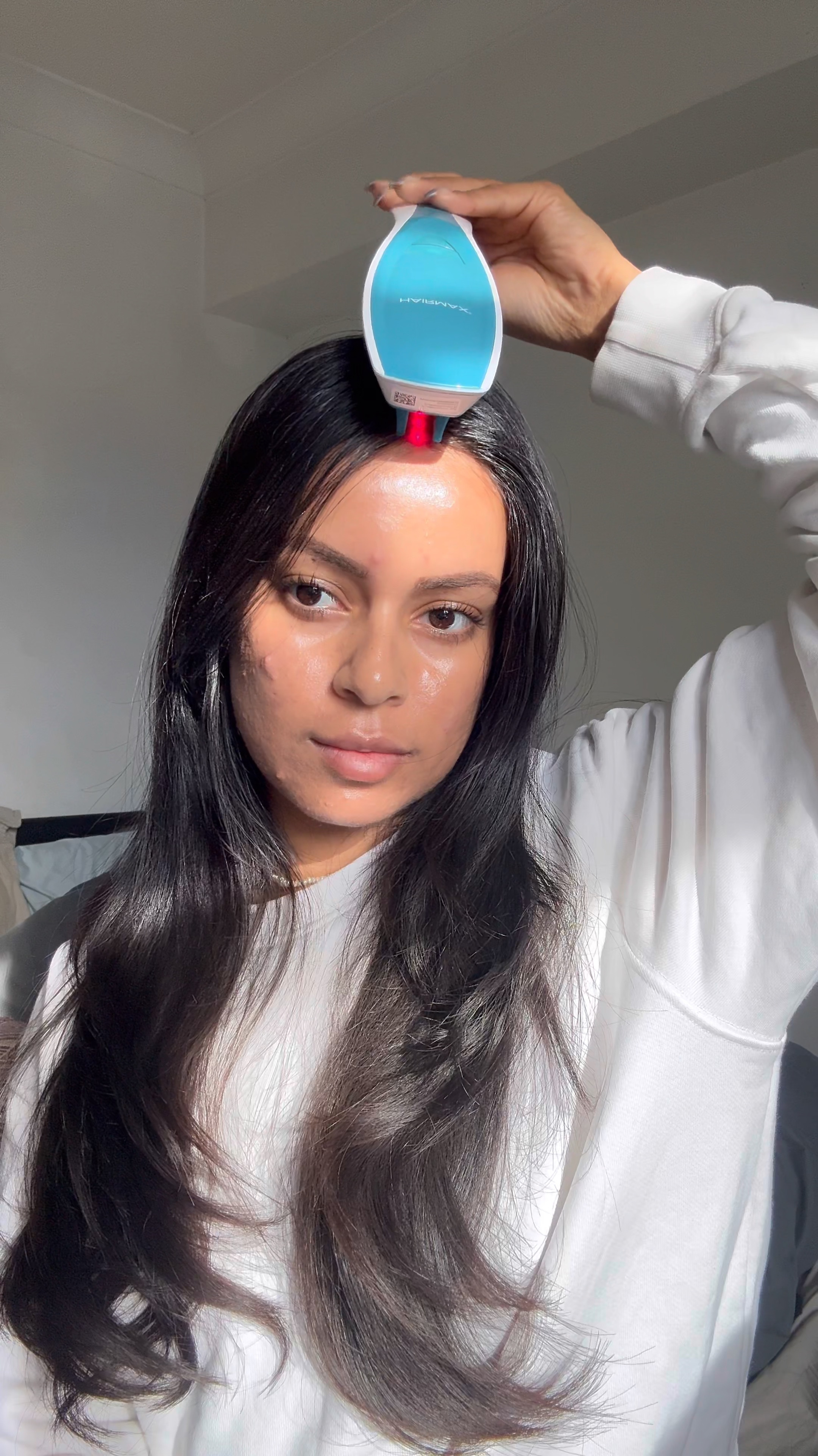 If you suffer from thinning this device can help support by halting the progression and increasing hair growth 