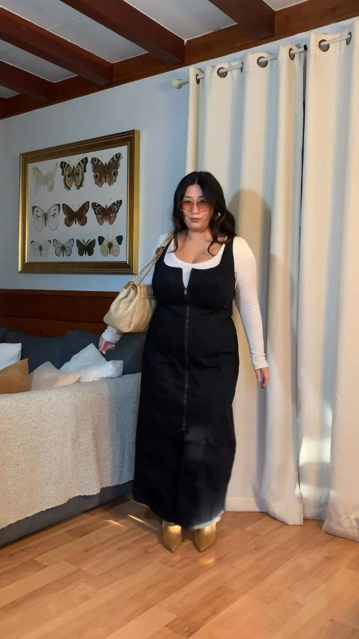 Styling this gorgeous maxi corset dress for the Fall 🍂 Wearing a size 16 in the dress for reference 

#LTKFindsUnder50 #LTKPlusSize #LTKMidsize