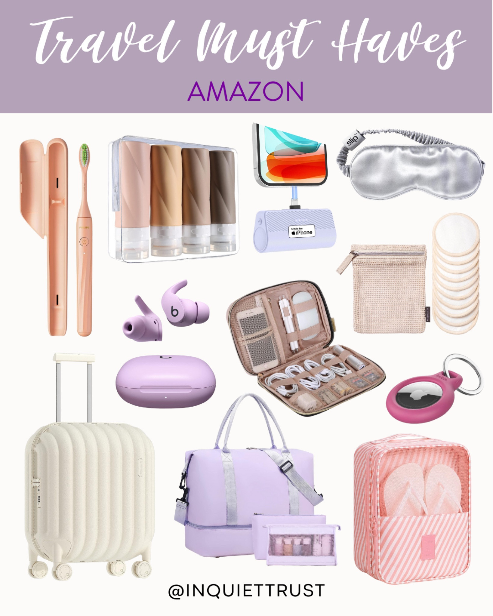 Travel in comfort with these Amazon finds!

#travelessentials #vacationorganizers #travelhack #springbreak

#LTKU #LTKtravel #LTKFind