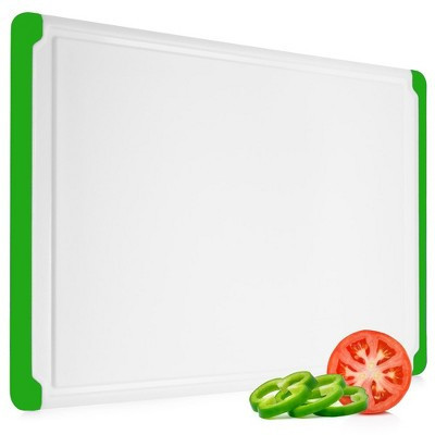 Plastic Cutting Boards for Kitchen - Large 18 x 12 Inch Rubber Cutting Board with Juice Grooves, Non-Slip, Dishwasher Safe Cutting Boards | Target