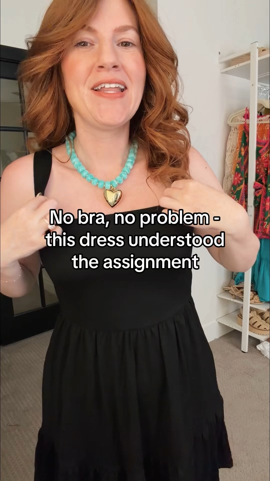 The perfect summer dress with a built in bra! Wearing size small. 

#LTKmomlife #LTKPetite #LTKootd