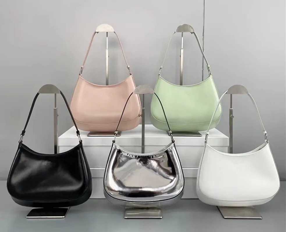 Women Shoulder Axillary Handbag Shiny Brushed Leather Designers Bags Canvas Purse Crossbody Tote ... | DHGate