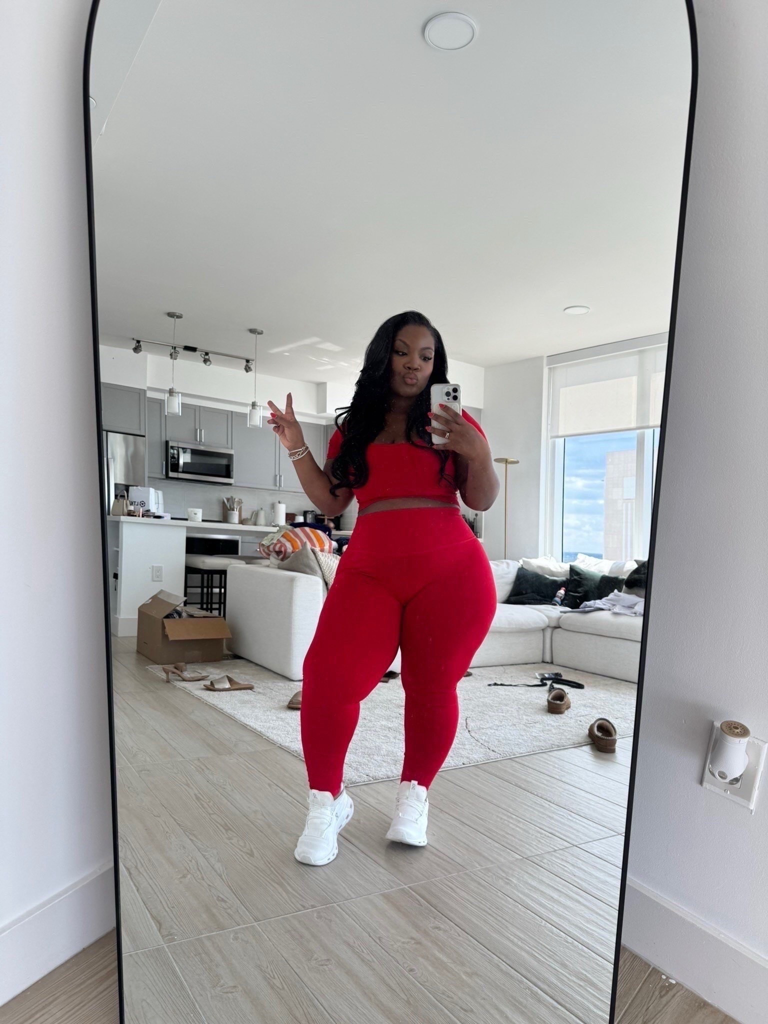 I love this seamless red activewear set from fabletics! 

2 for $24 on leggings & everything 80% off (limit 2 items)

(Pilates set, yoga set, Activewear, workout set, workout clothes, fitness set, matching set)

#LTKMidsize #LTKPetite #LTKActive