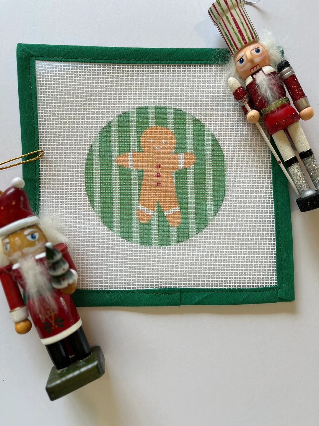 Gingerbread Man Needlepoint Canvas - Etsy | Etsy (US)