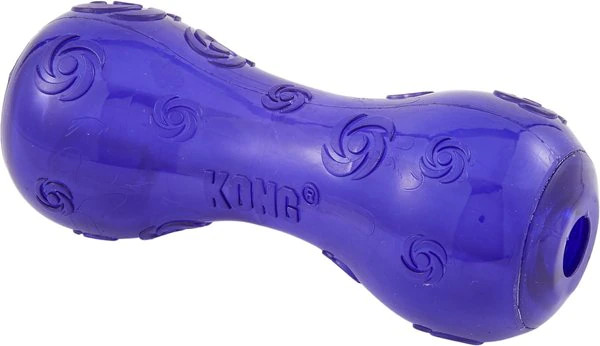 KONG Squeezz Dumbbell Dog Toy, Color Varies | Chewy.com