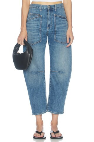 NILI LOTAN Shon Jean in Blue. - size 26 | Revolve Clothing (Global)