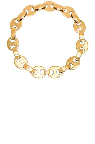 RABANNE Eight Necklace in Metallic Gold | FWRD 