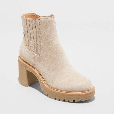 Women&#39;s Katrina Platform Boots - Universal Thread&#8482; Tan 7.5 | Target