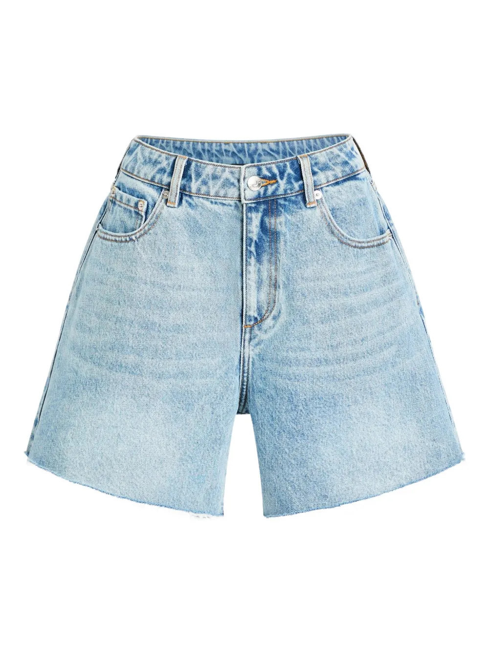 SEROYA Sabrina boyfriend shorts - Blue | Farfetch Global