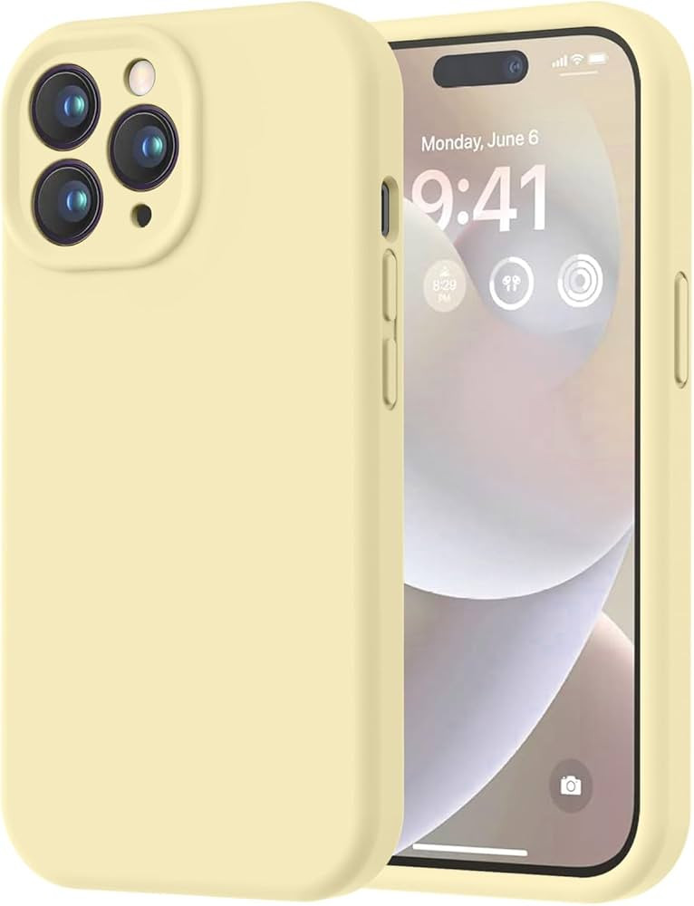 LOVE 3000 Designed for iPhone 14 Pro Case, Premium Silicone with [Soft Anti-Scratch Microfiber Li... | Amazon (US)